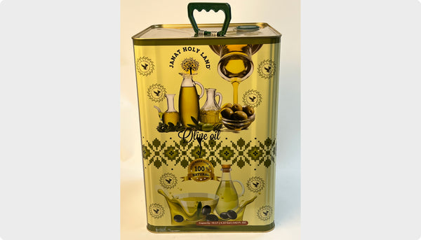 Organic Palestinian Olive Oil (16 Liters) تنكة زيت زيتون بكر من فلسطين